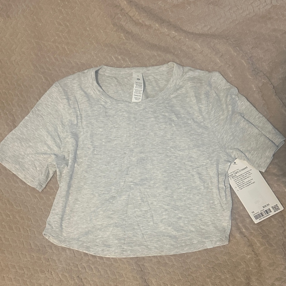 lululemon athletica Gray Crop Top